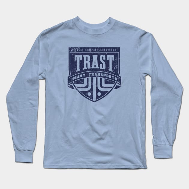 Trast Heavy Transport Long Sleeve T-Shirt by MindsparkCreative